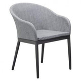 Brisa karmstol med dyna, charcoal/grå - Olson Möbler i Åkersberga