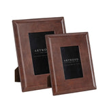 MENDOZA fotoram 2-set leather brown