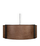CALGARY Taklampa - Brown leather