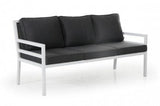 Bergerac soffa 3-sits vit/grå - Olson Möbler i Åkersberga