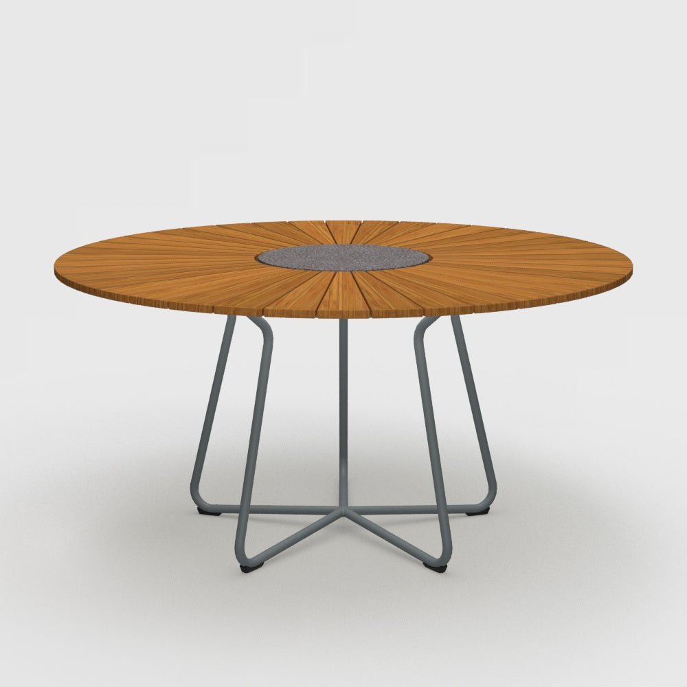 Circle bord med bambuskiva - ø 150, - Olson Möbler Åkersberga