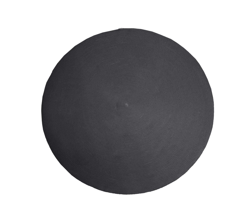 Circle matta, dia. 200 cm Dark grey, Cane-line Soft Rope - Olson Möbler i Åkersberga