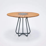 CIRCLE ø110 - Table Top in Bamboo. Grey aluminum legs Incl Granite stone. - Olson Möbler i Åkersberga