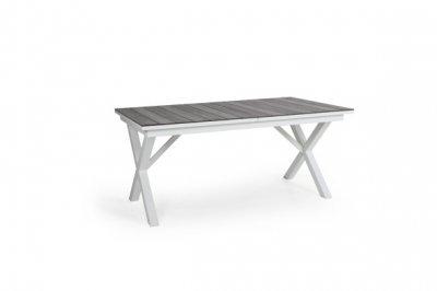 Hillmond förlängningbart matbord 166/226x100 vit/grå - Olson Möbler i Åkersberga