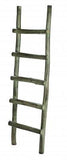 Ladder vintage grey trästege