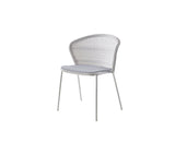 Lean stol, stapelbar White grey, Cane-line Weave