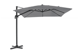 Linz frih parasoll 3x3 antr/grå