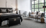 LISBON sänggavel black leather - Olson Möbler i Åkersberga