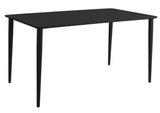 Nimes matbord 140x78 svart