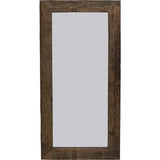 Spegel med rustik träram, 100x200cm