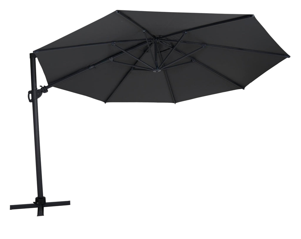 Varallo frihängande parasoll Ø375 grå - Olson Möbler Åkersberga