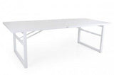 Vevi matbord 230x95 vit aluminium - Olson Möbler i Åkersberga